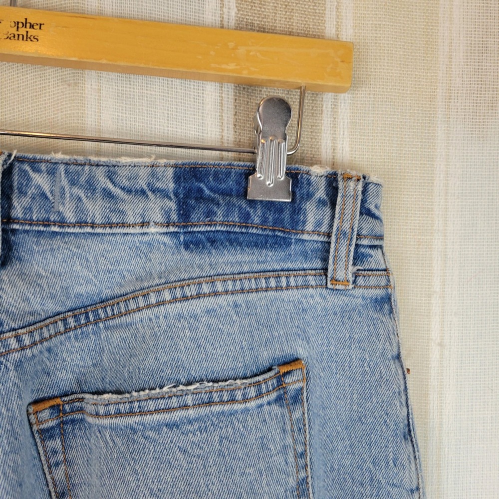 Abercrombie & Fitch Curve Love The 80s Mom High Rise Jeans Blue Size 29/8S - Picture 8 of 11